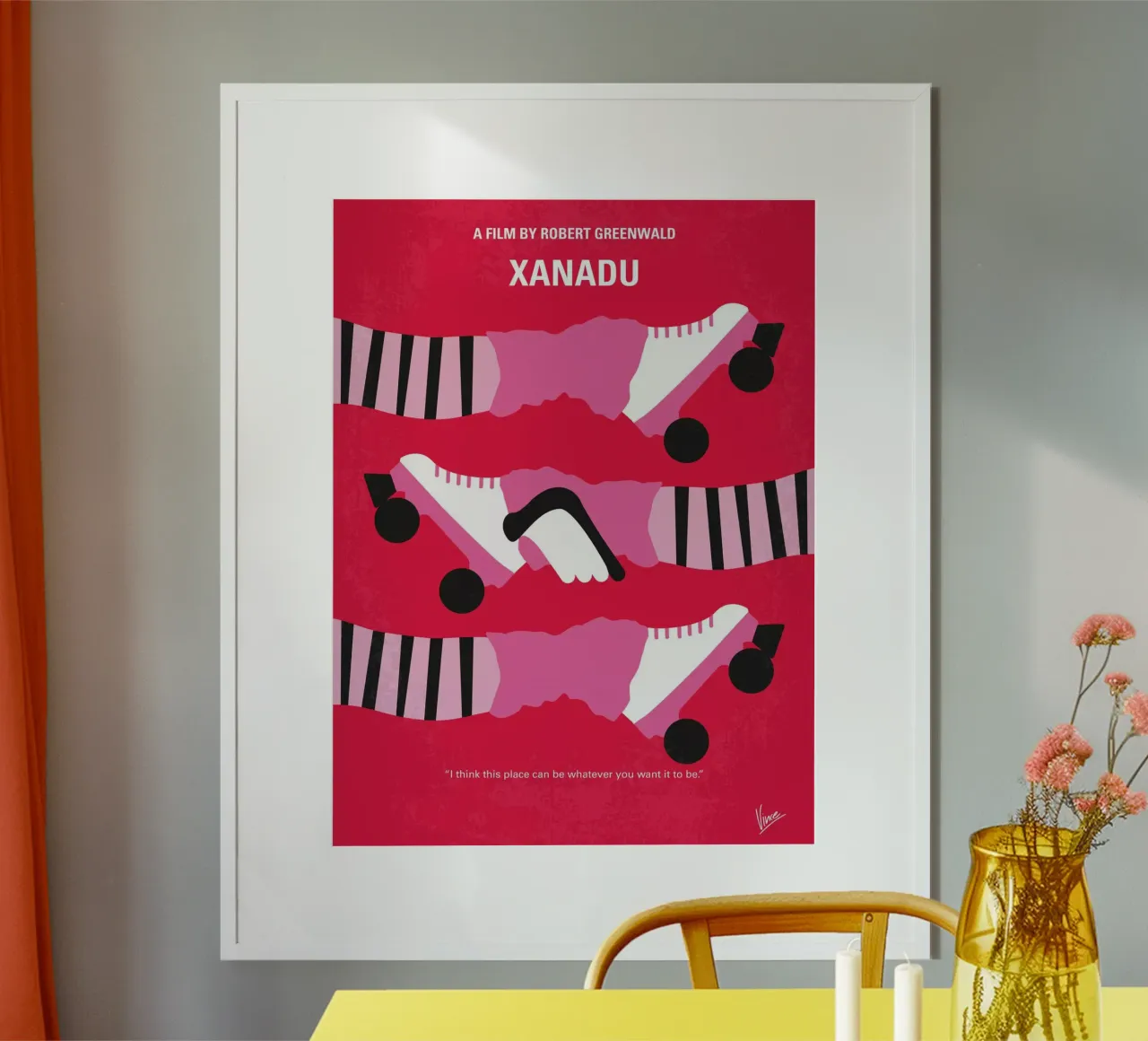 No516 My Xanadu minimal movie poster carta hahnemühle da Chungkong