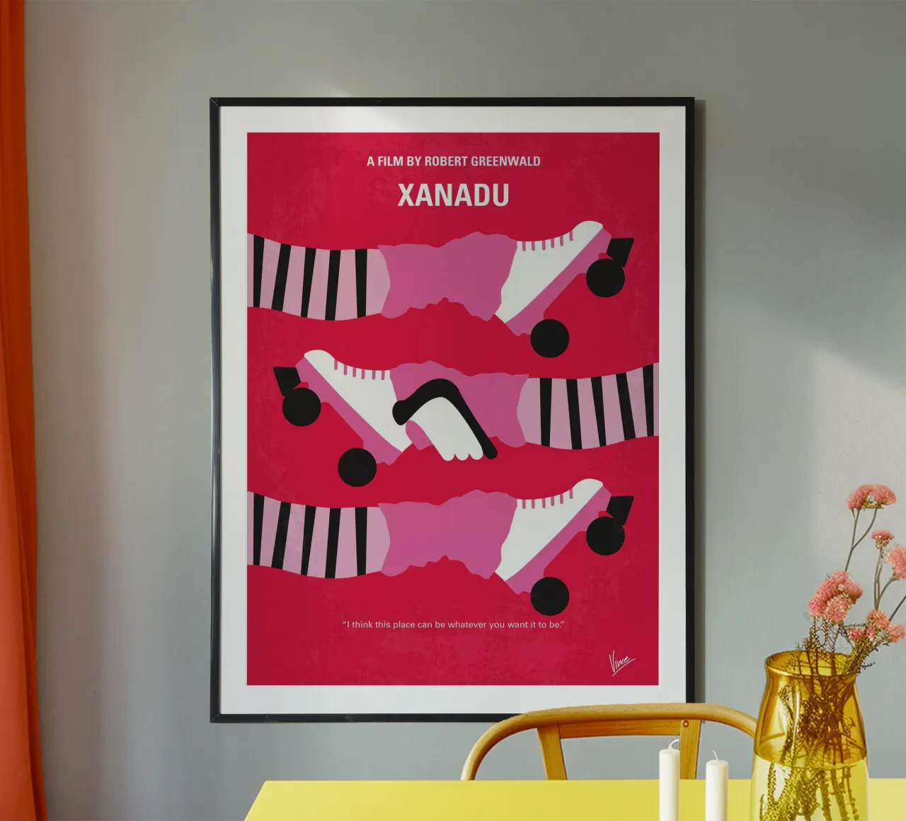 No516 My Xanadu minimal movie poster carta hahnemühle da Chungkong