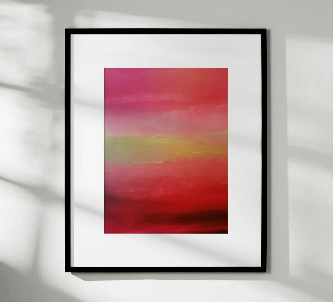 Tons rouges poster de MORINA FLAW