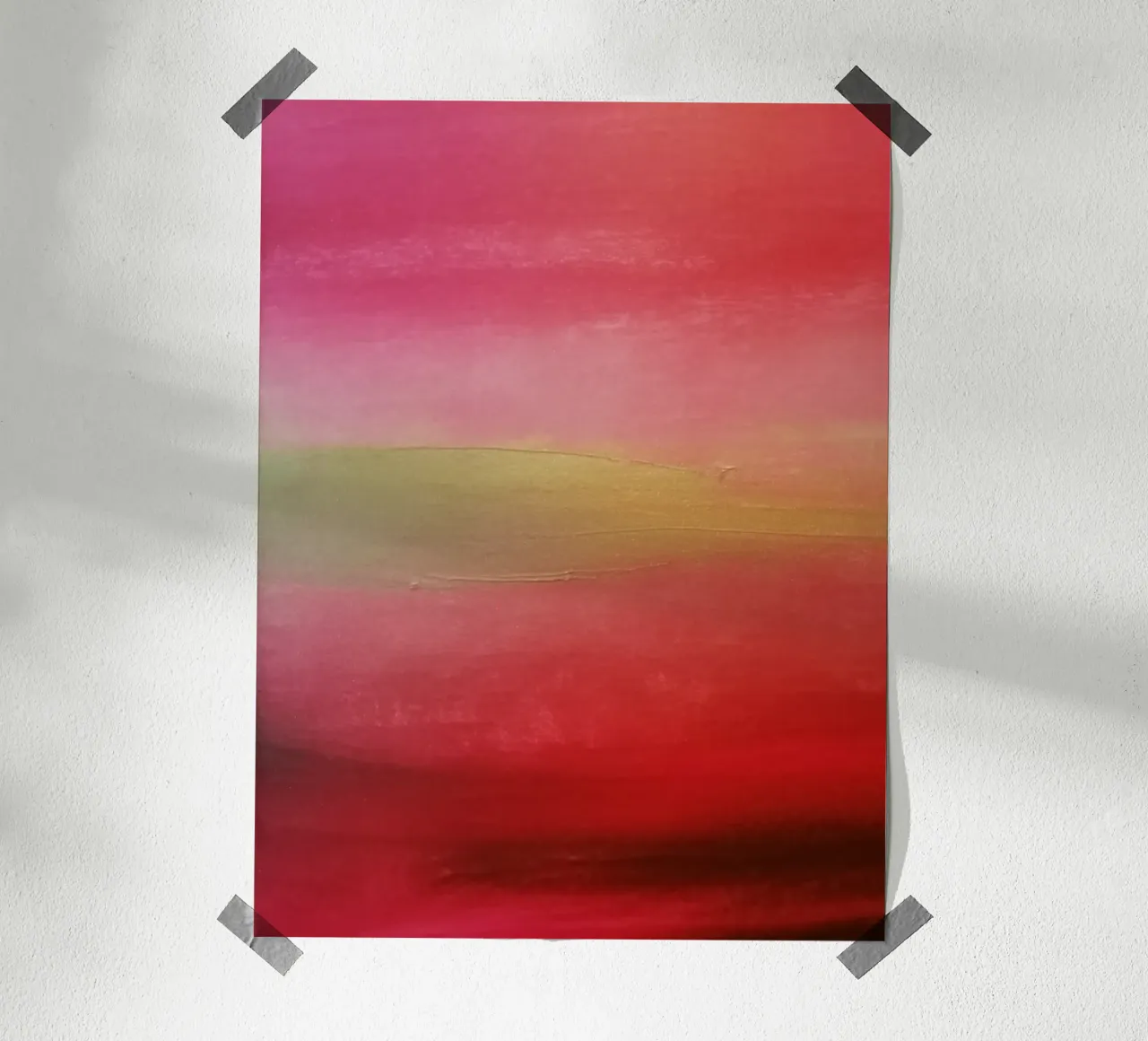 Tons rouges poster de MORINA FLAW