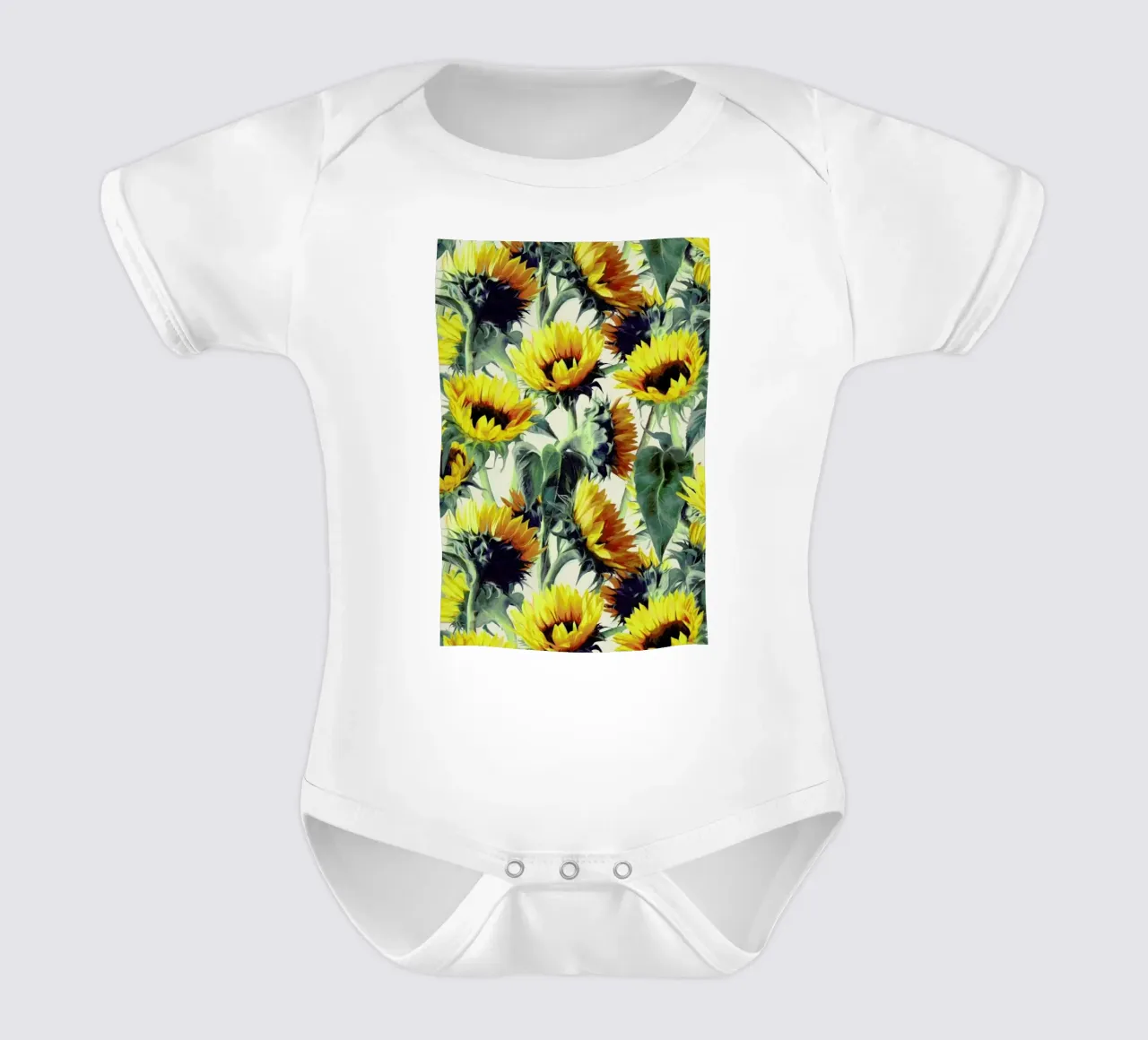 Sunflowers Forever body bébé de Micklyn Le Feuvre
