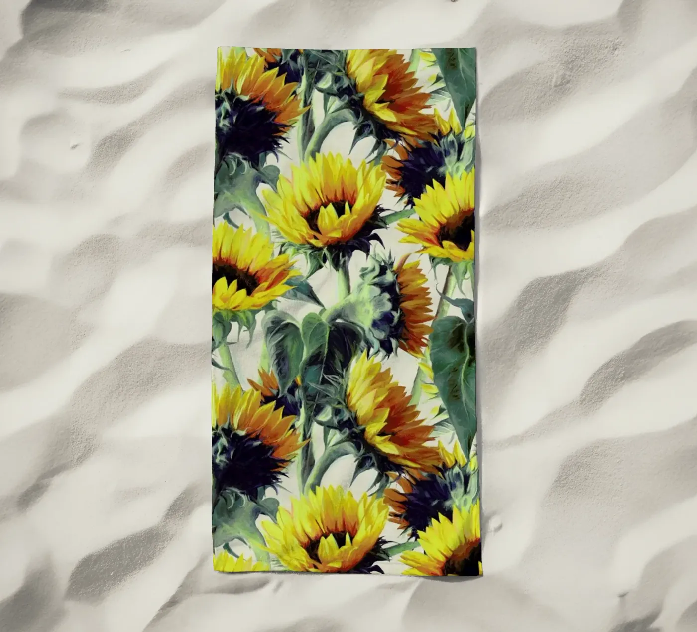 Sunflowers Forever telo mare da Micklyn Le Feuvre
