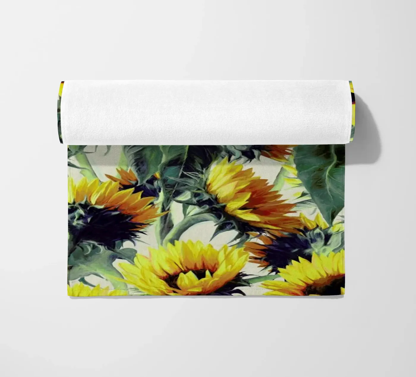 Sunflowers Forever telo mare da Micklyn Le Feuvre