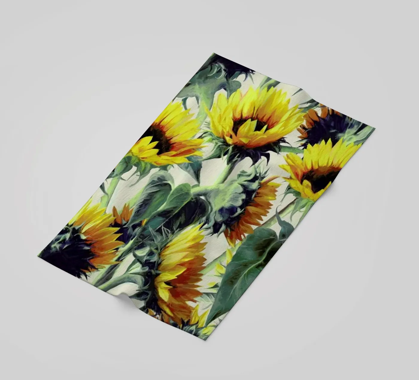 Sunflowers Forever telo mare da Micklyn Le Feuvre