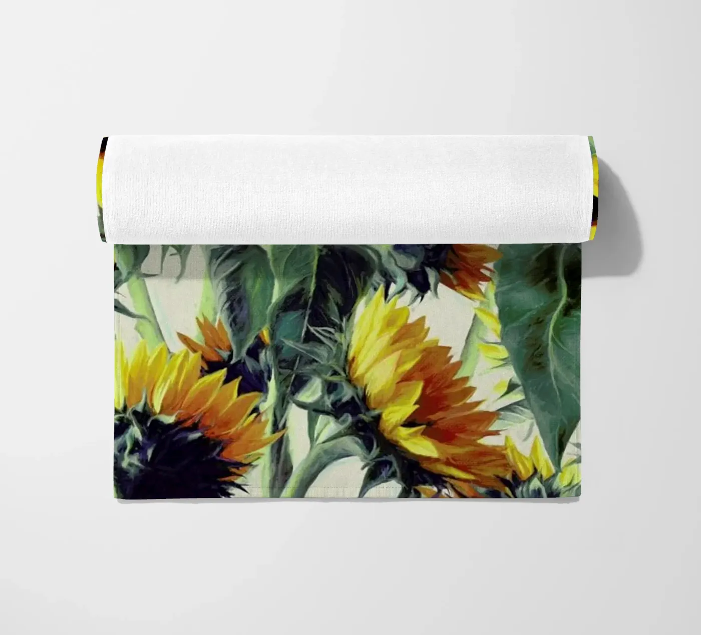 Sunflowers Forever telo mare da Micklyn Le Feuvre