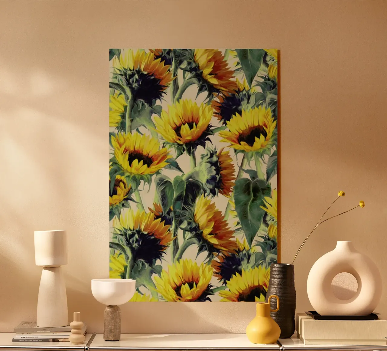 Sunflowers Forever plexiglass da Micklyn Le Feuvre