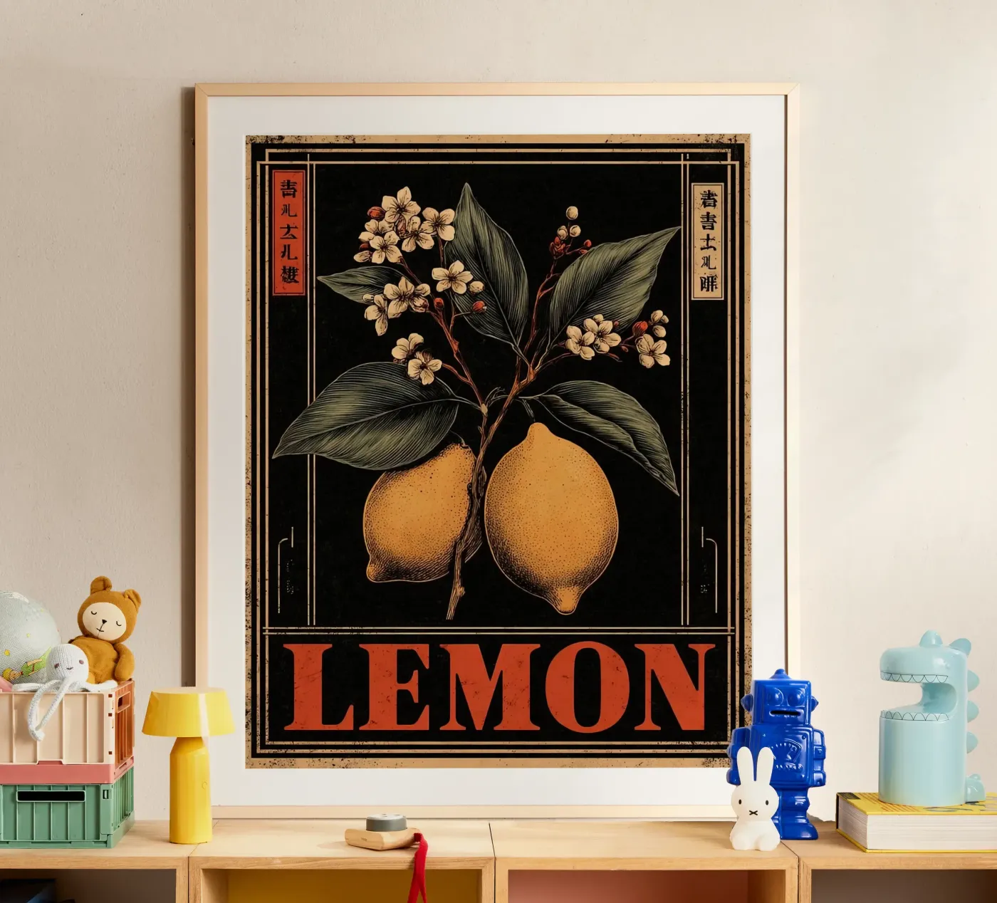 Limone Giappone poster da Trace Simonis Flowers