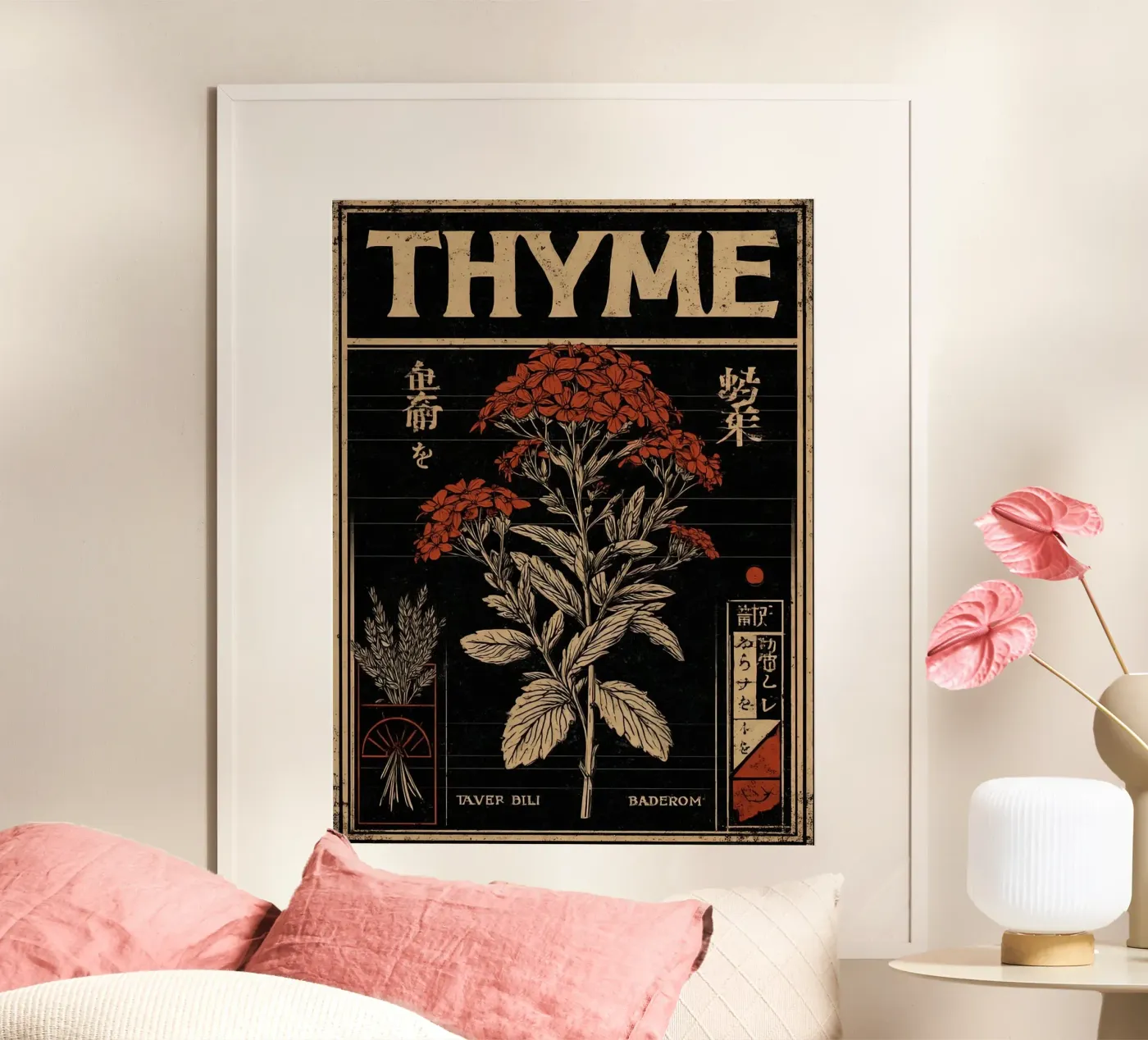 Thym poster de Trace Simonis Flowers