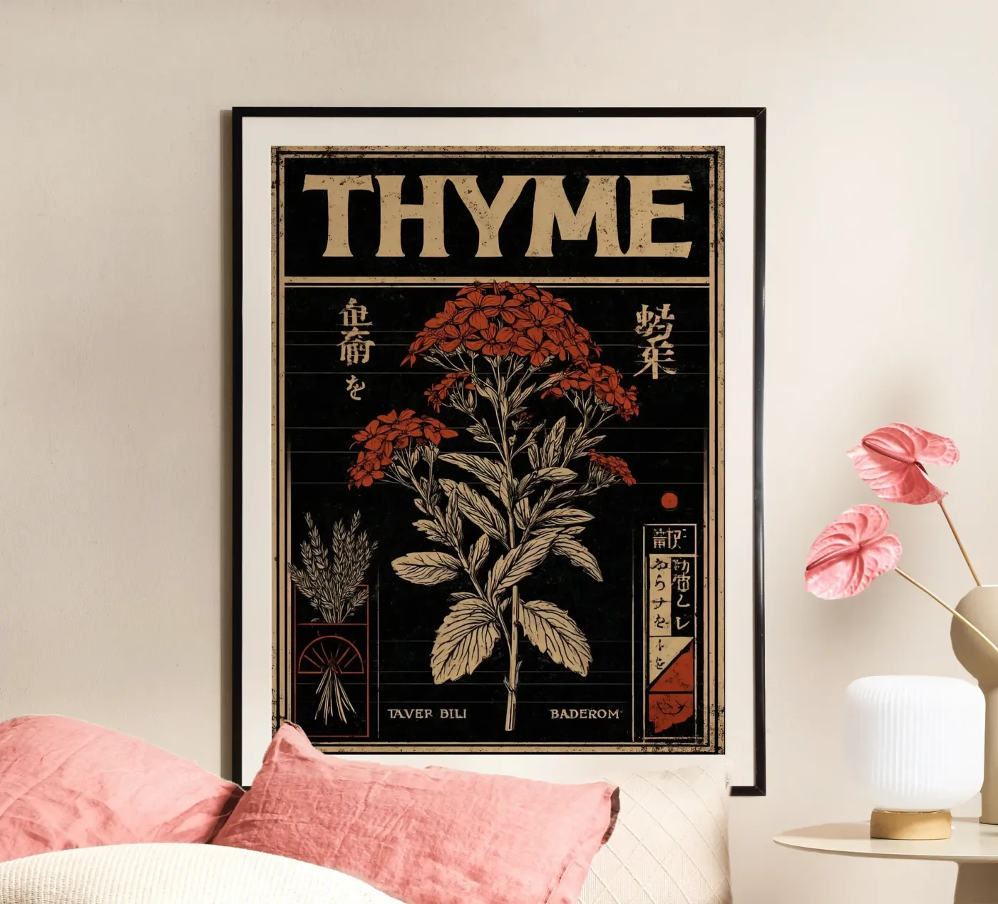 Thym poster de Trace Simonis Flowers