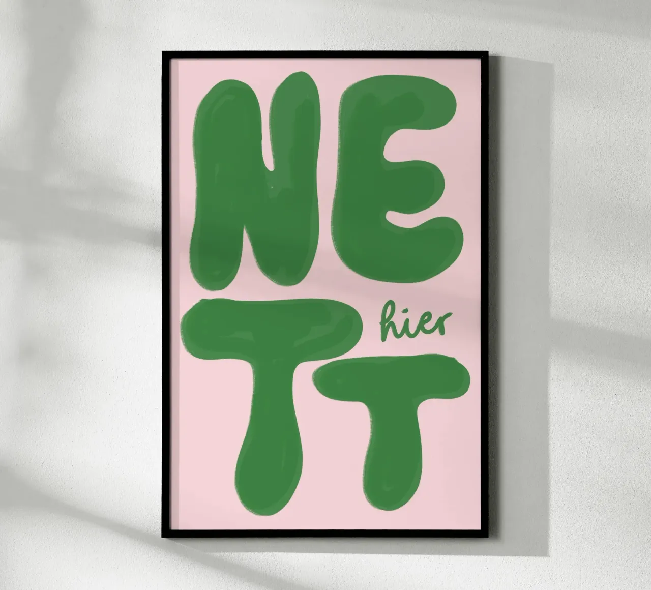 Nice here! poster by designlenamarie