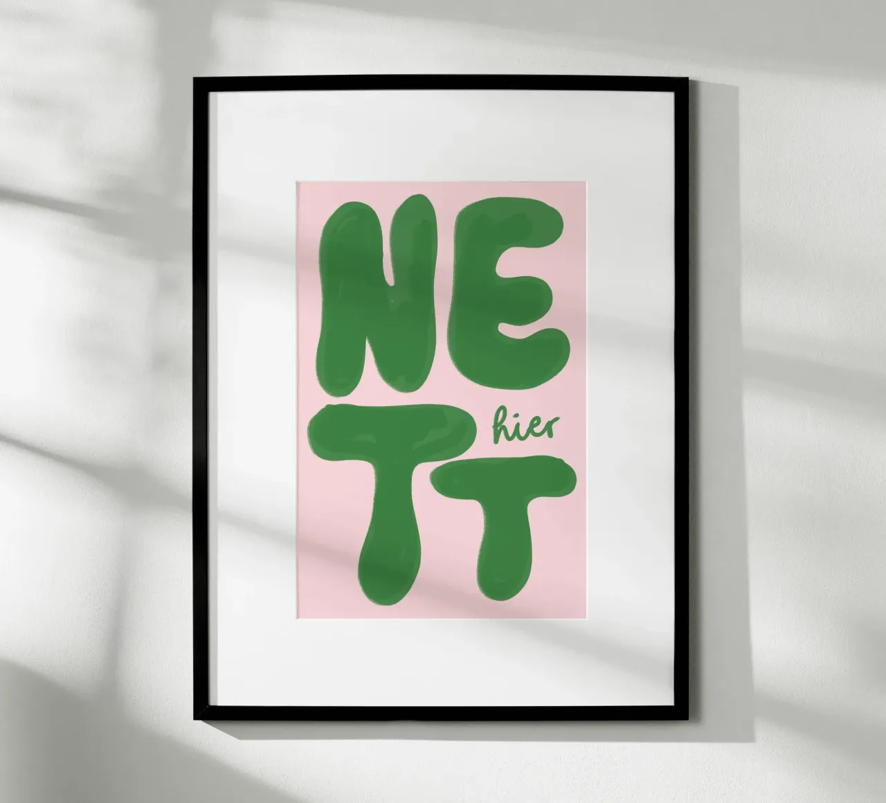 Nice here! poster by designlenamarie