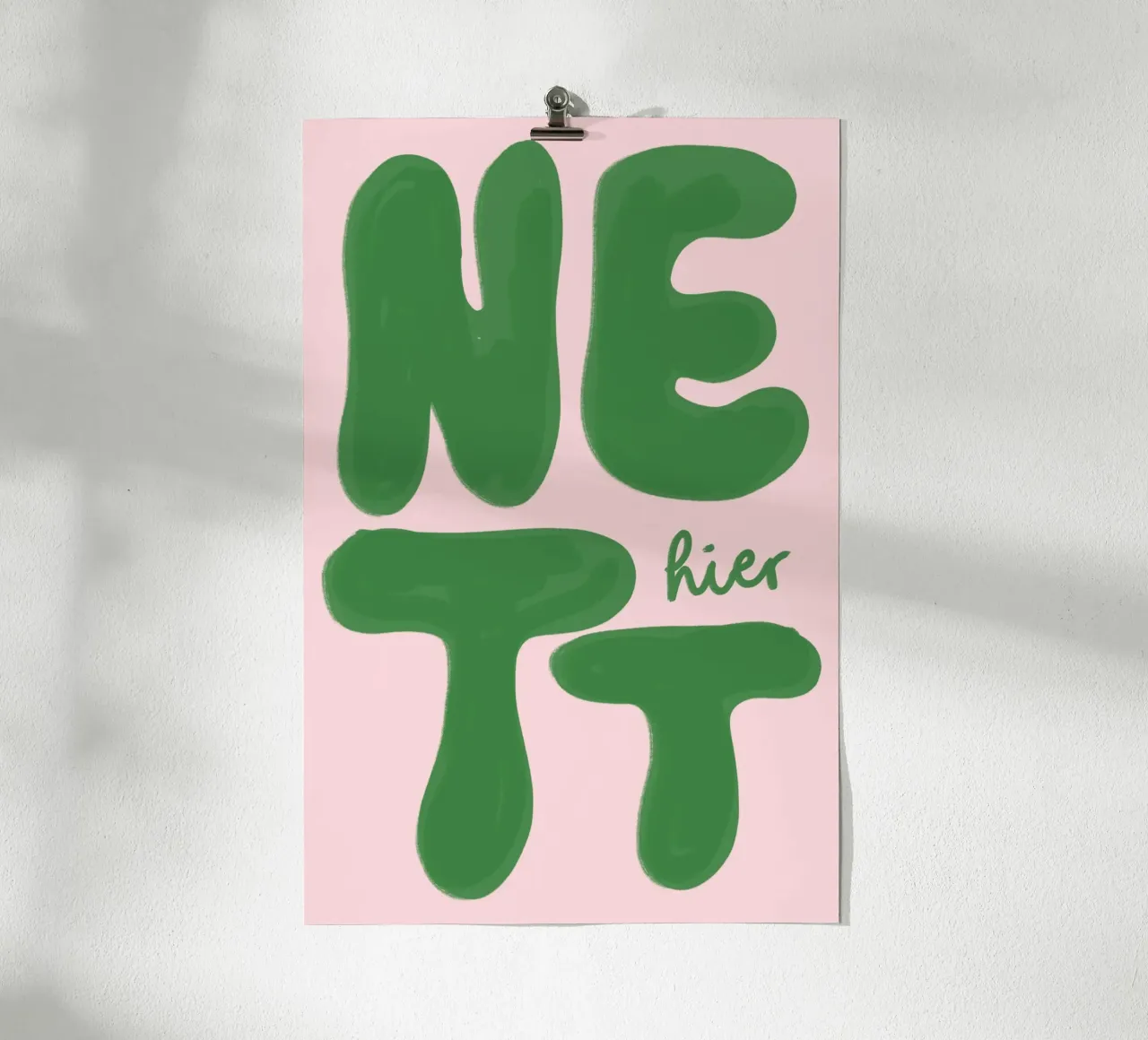 Nice here! poster by designlenamarie