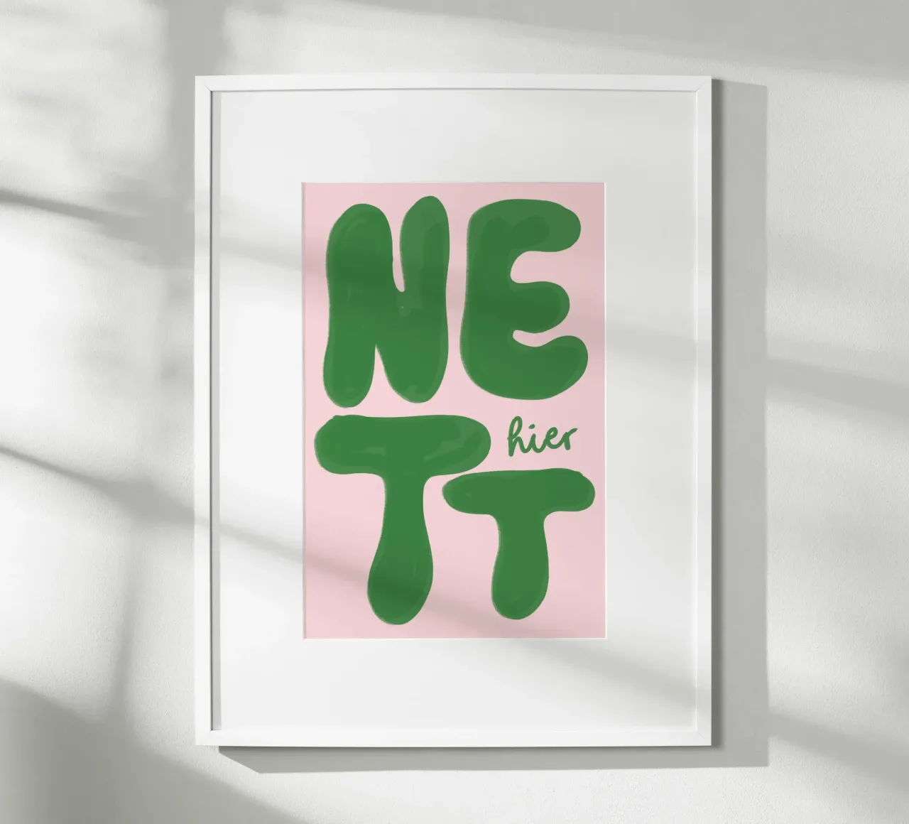Nice here! poster by designlenamarie