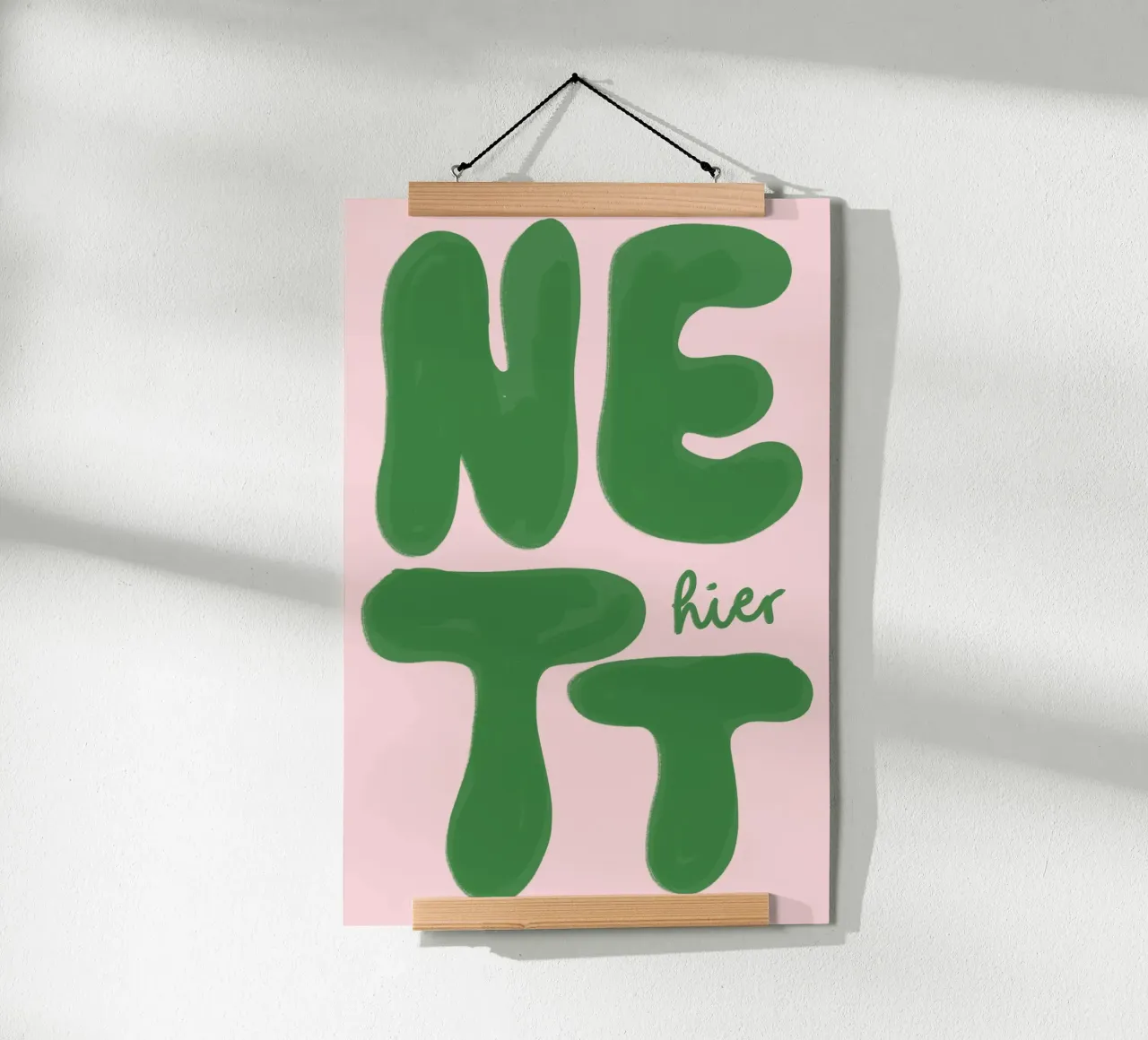 Nice here! poster by designlenamarie