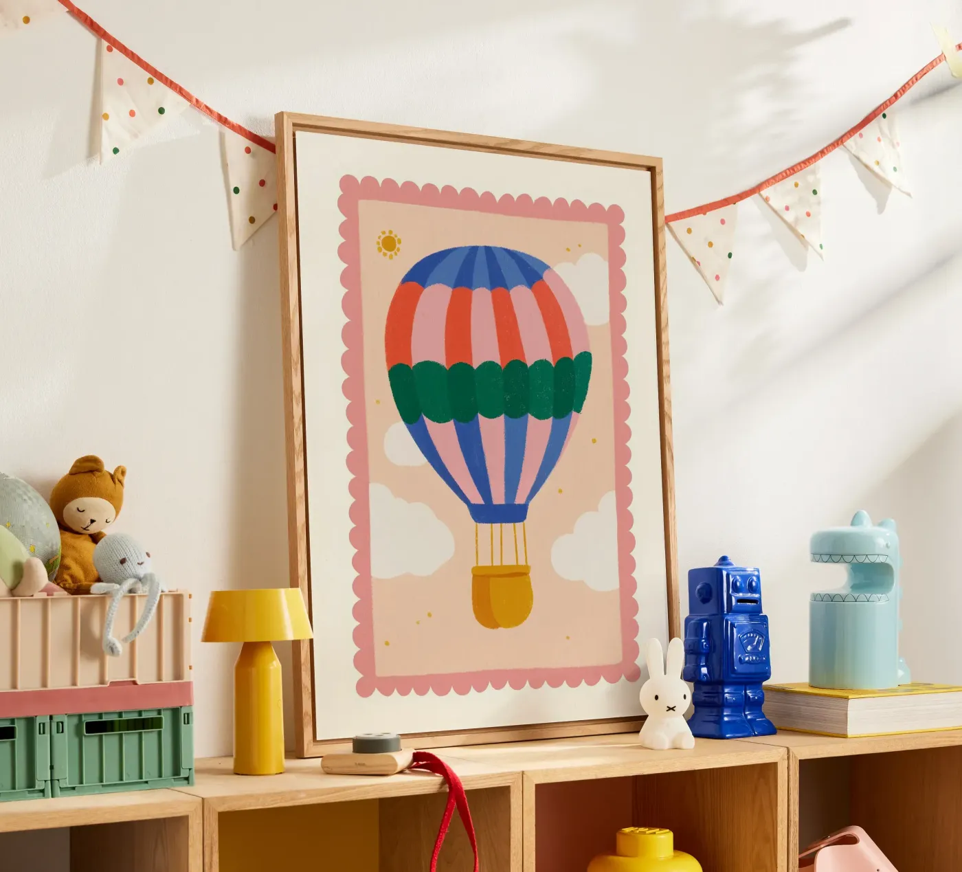 Hot Air Balloon acryl van Cool & Kind