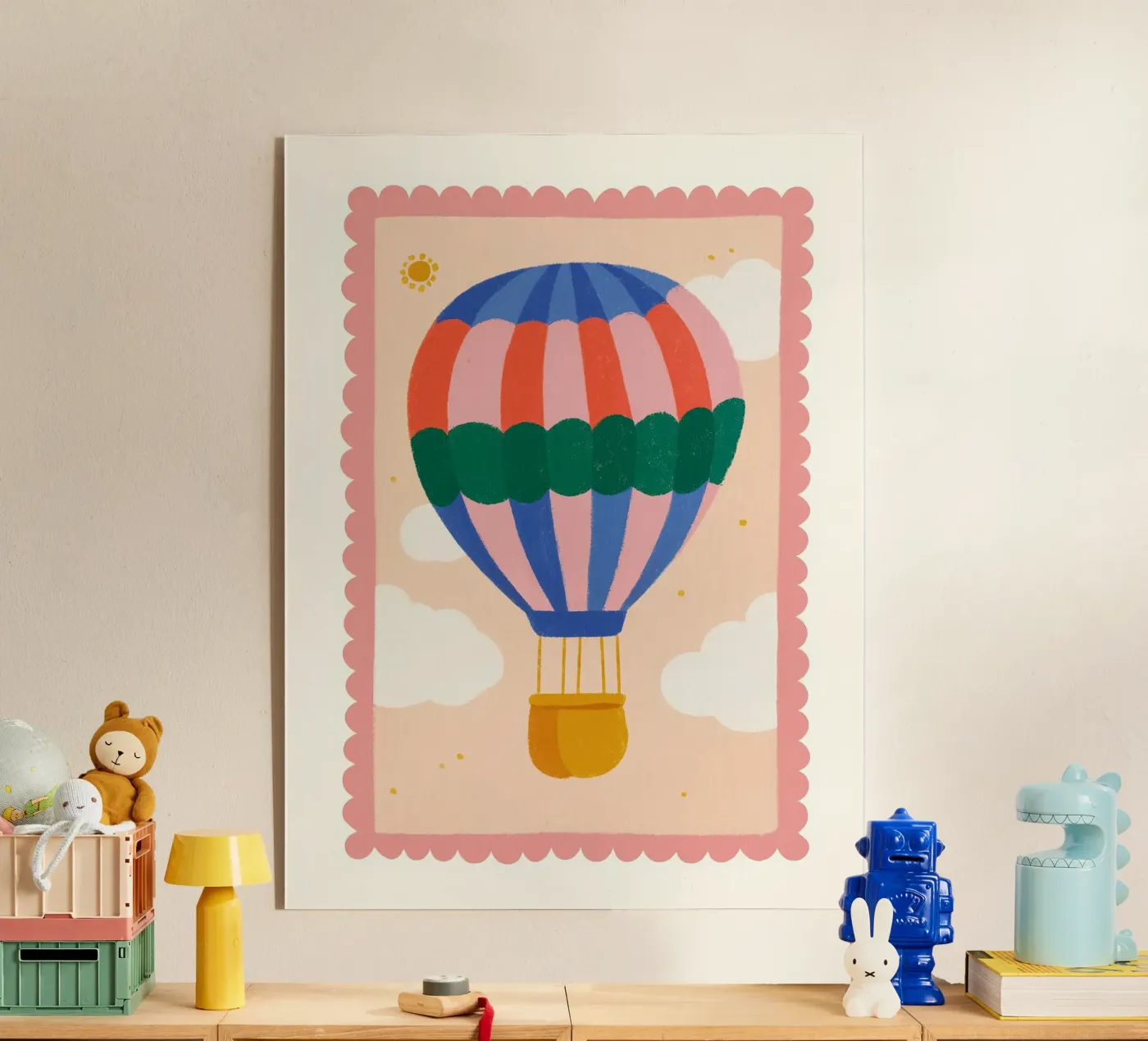 Hot Air Balloon acryl van Cool & Kind