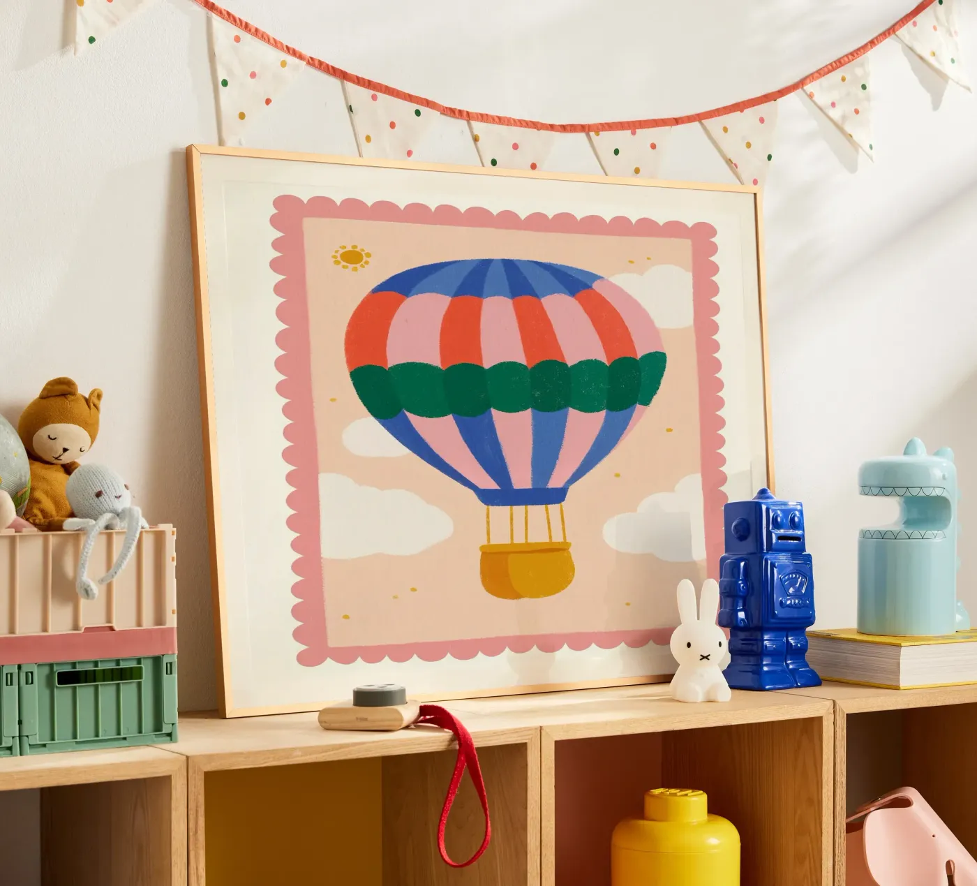 Hot Air Balloon poster by Cool & Kind