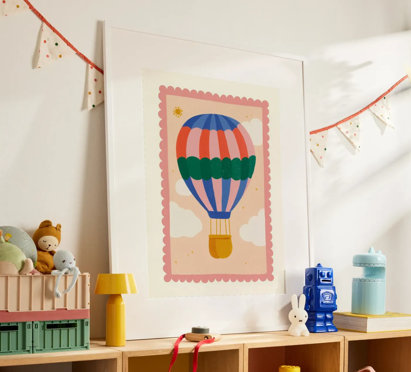 Hot Air Balloon poster by Cool & Kind