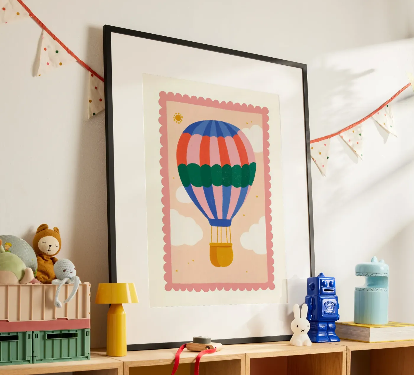 Hot Air Balloon poster by Cool & Kind