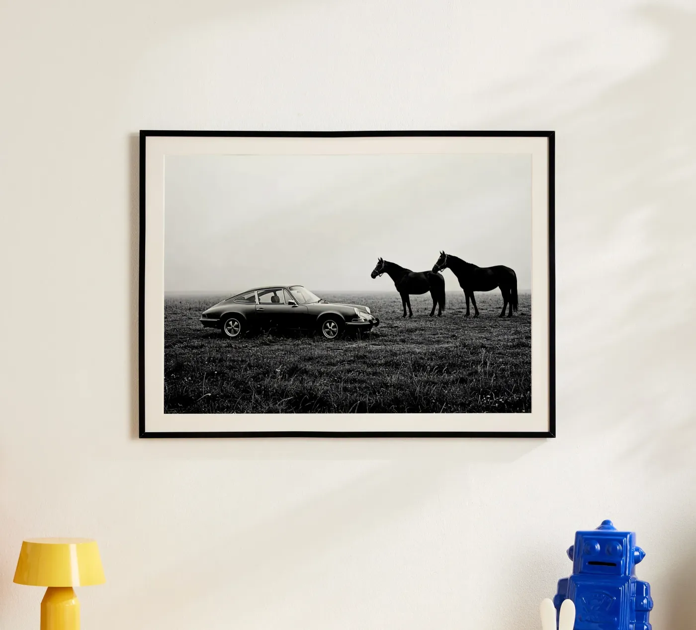 Auto e cavalli poster da ARTMAIACREATION