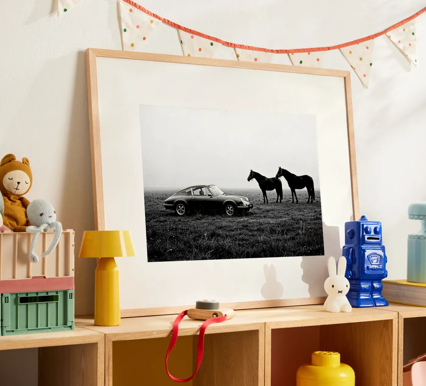 Auto e cavalli poster da ARTMAIACREATION