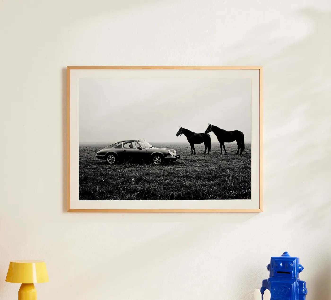 Auto e cavalli poster da ARTMAIACREATION