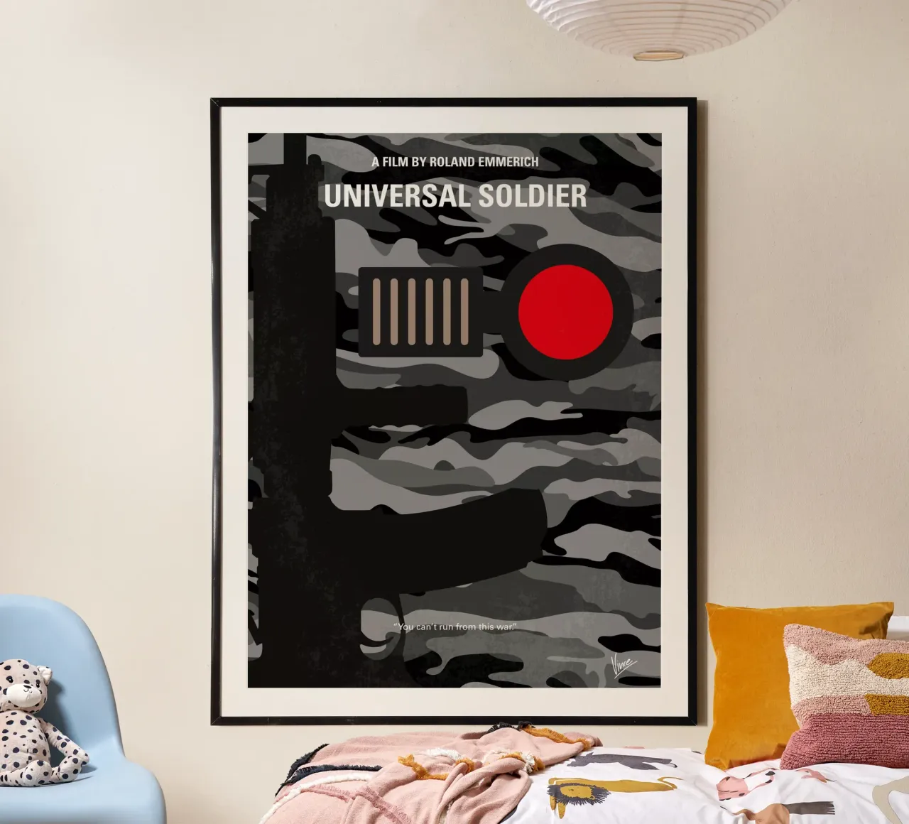 No523 My Universal Soldier minimal movie poster poster da Chungkong