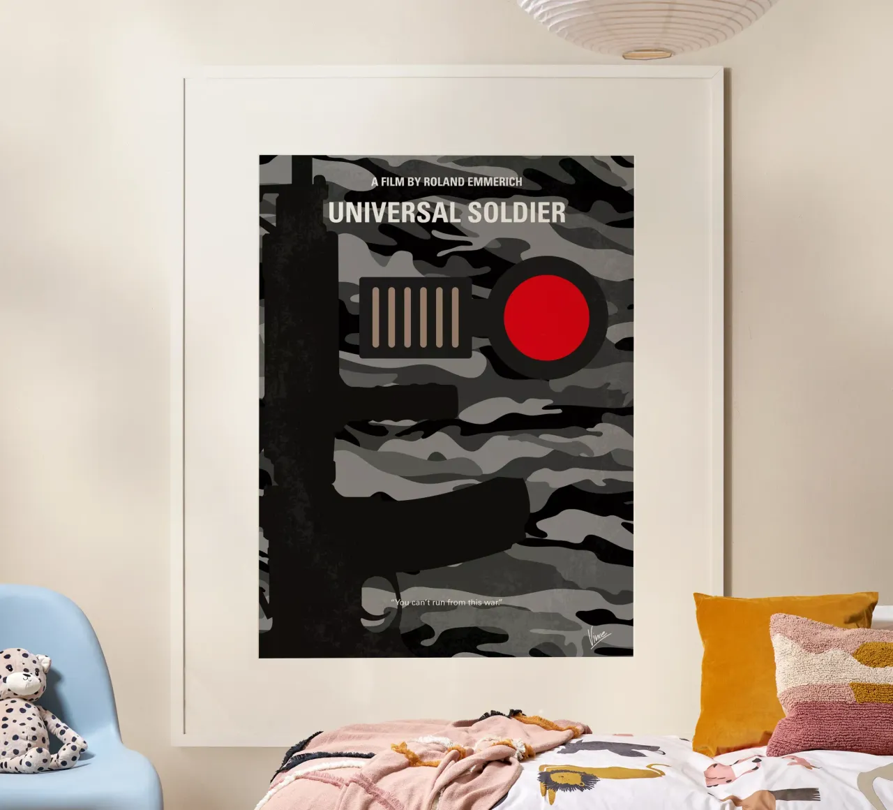No523 My Universal Soldier minimal movie poster poster da Chungkong