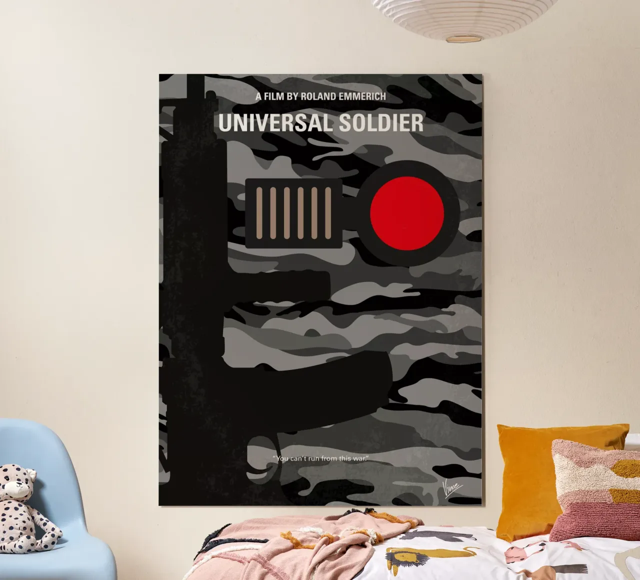 No523 My Universal Soldier minimal movie poster poster da Chungkong