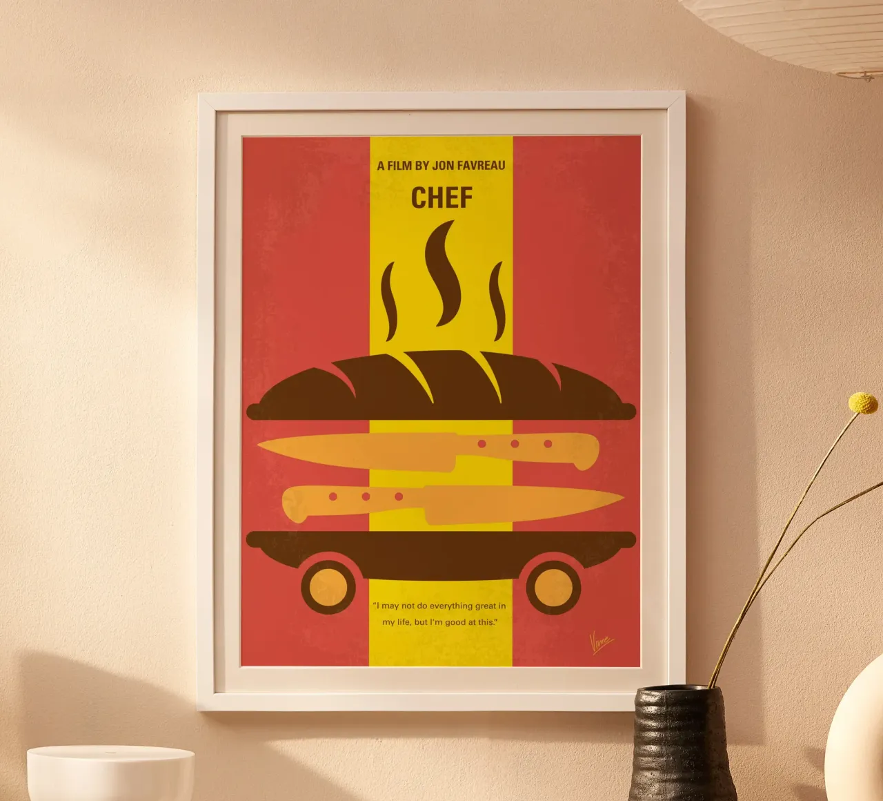 No524 My CHEF minimal movie poster poster da Chungkong