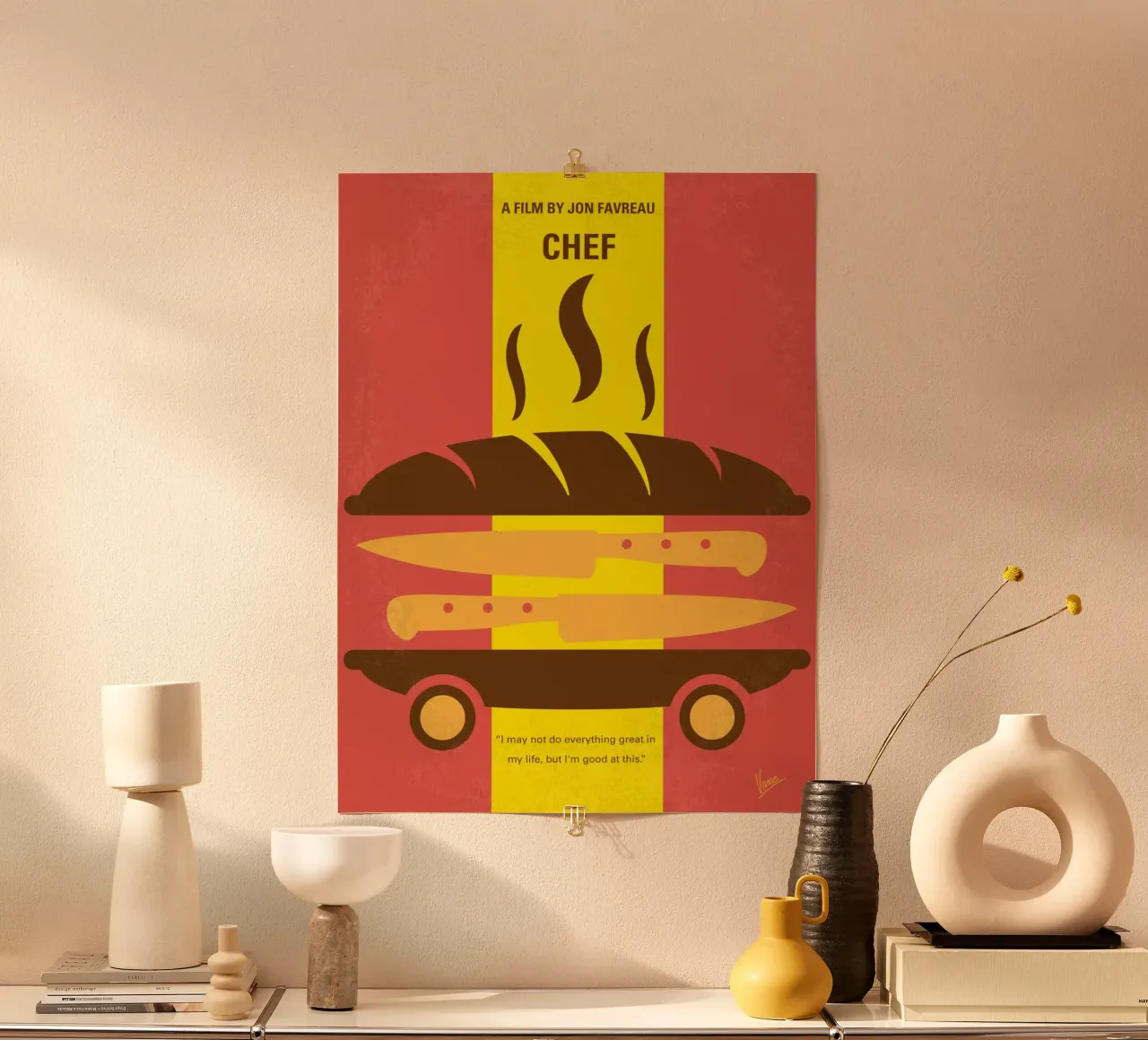 No524 My CHEF minimal movie poster poster da Chungkong