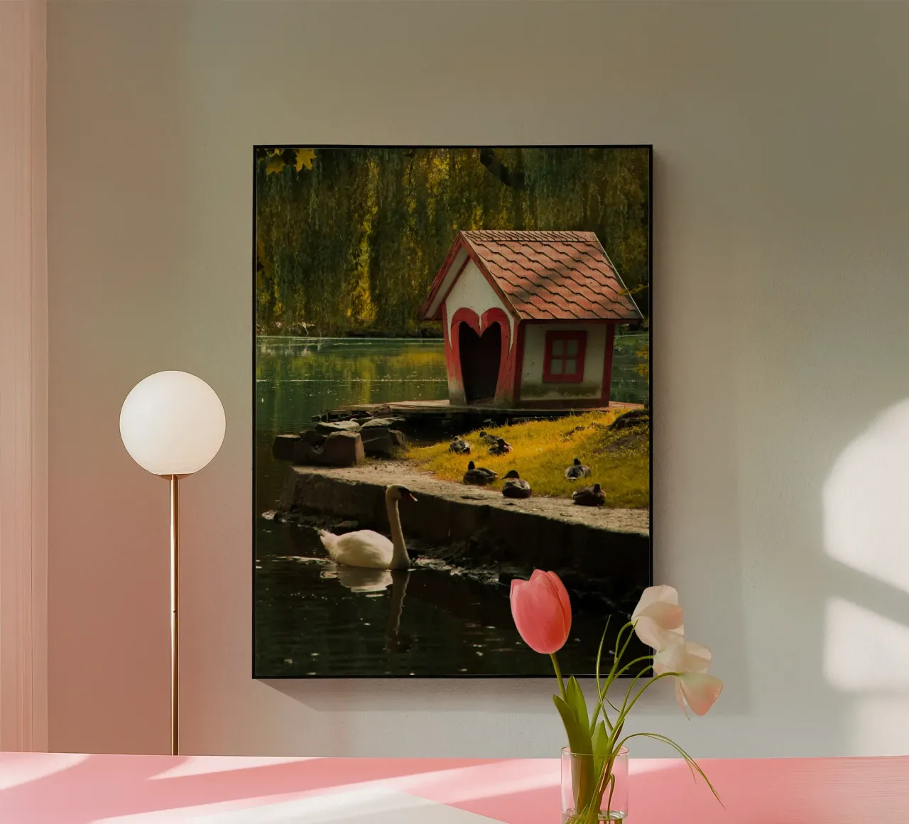 house heart plexiglass da marty