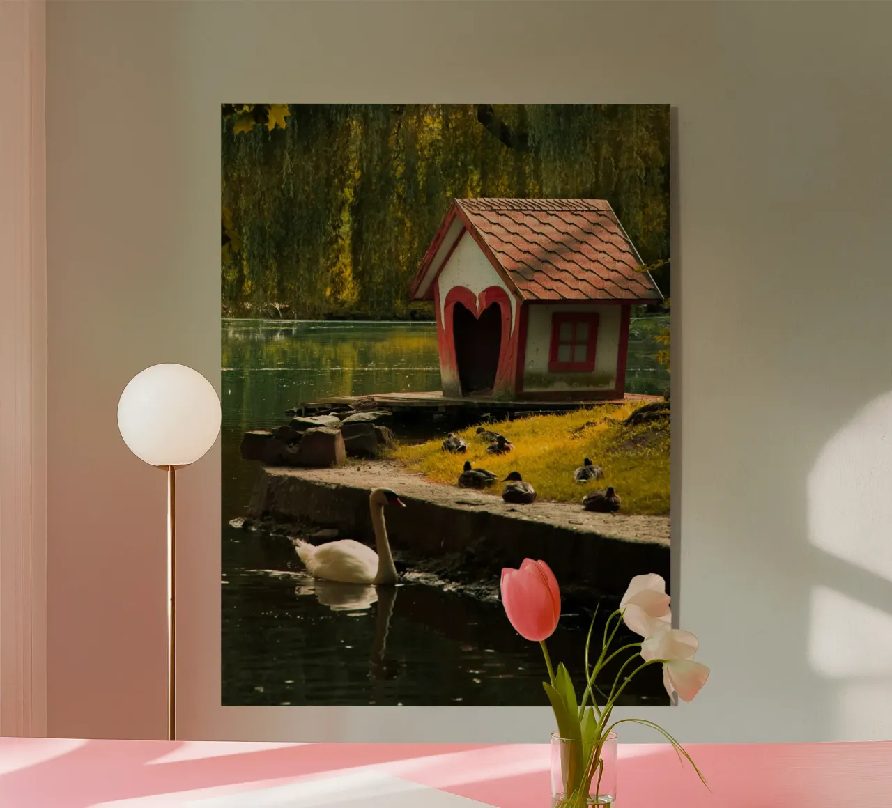 house heart plexiglass da marty