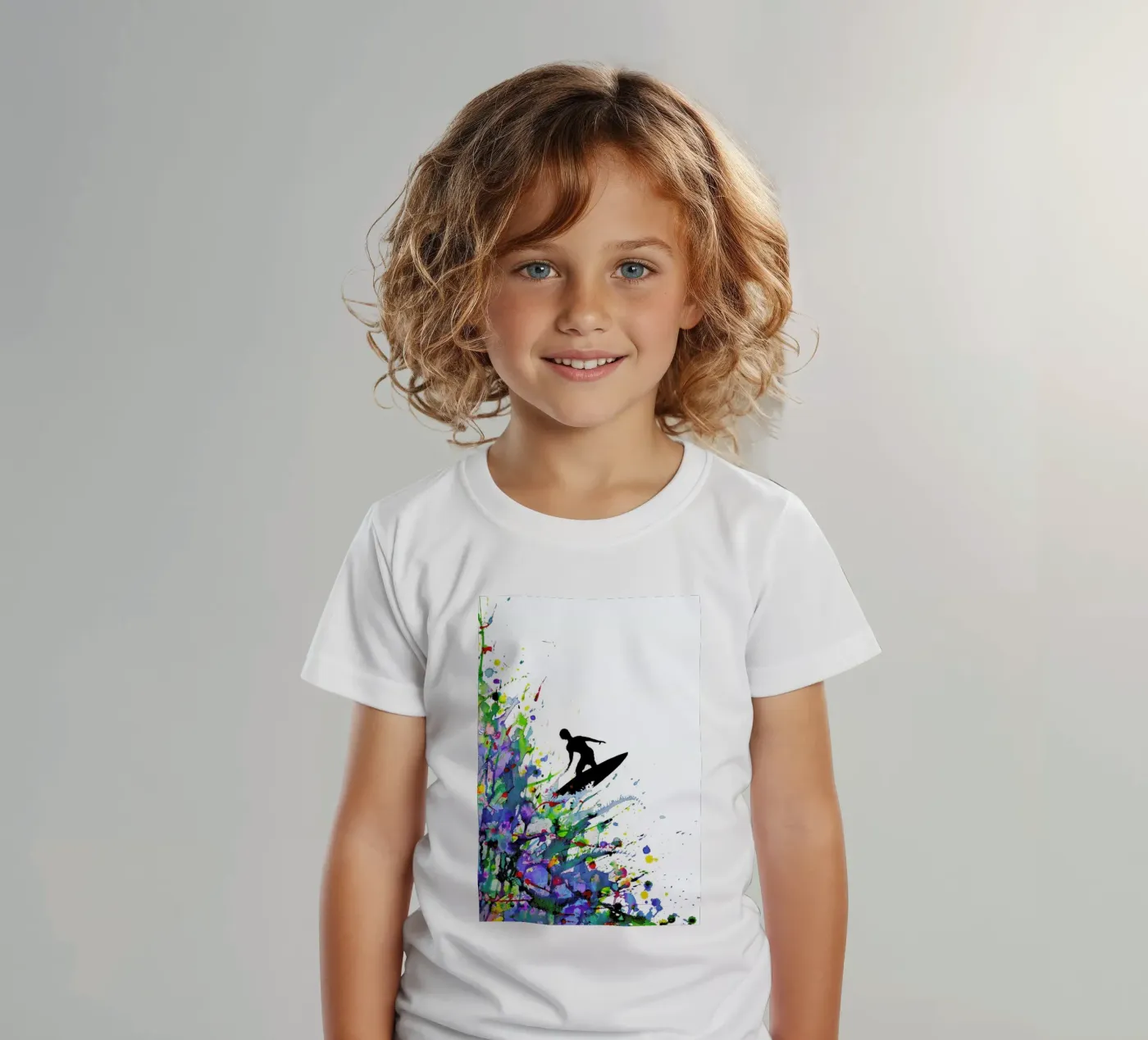 A Pollock's Point Break kinder t-shirt van Marc Allante
