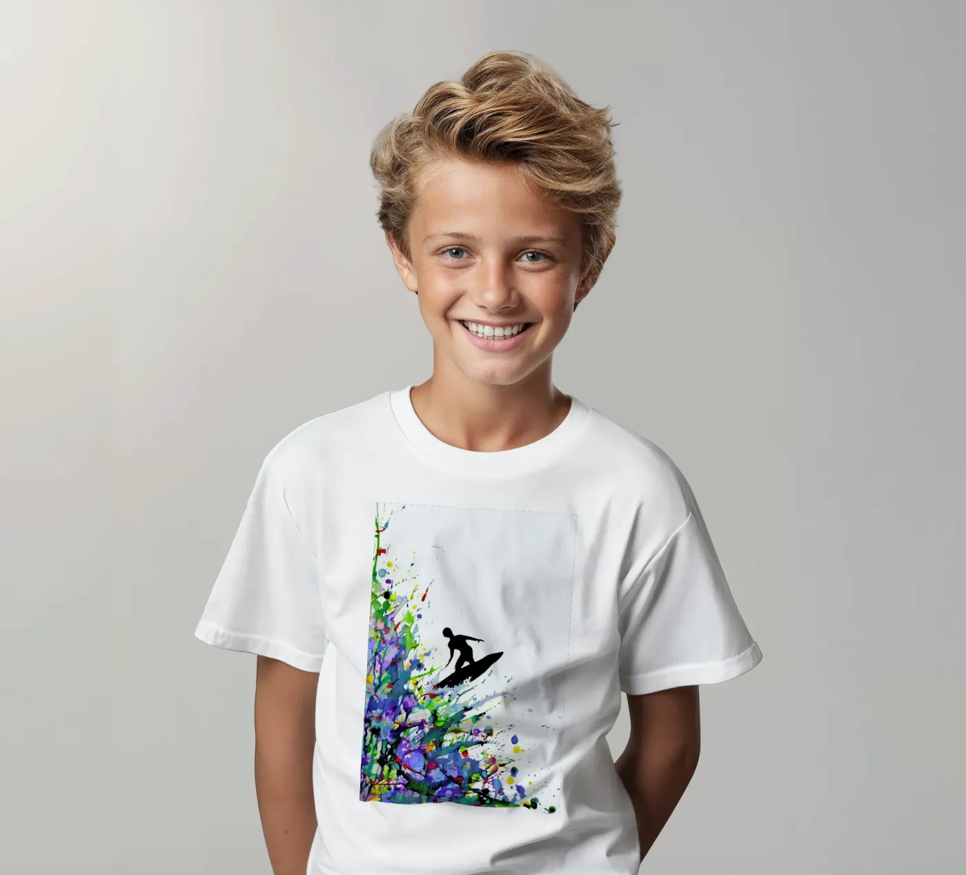 A Pollock's Point Break kinder t-shirt van Marc Allante