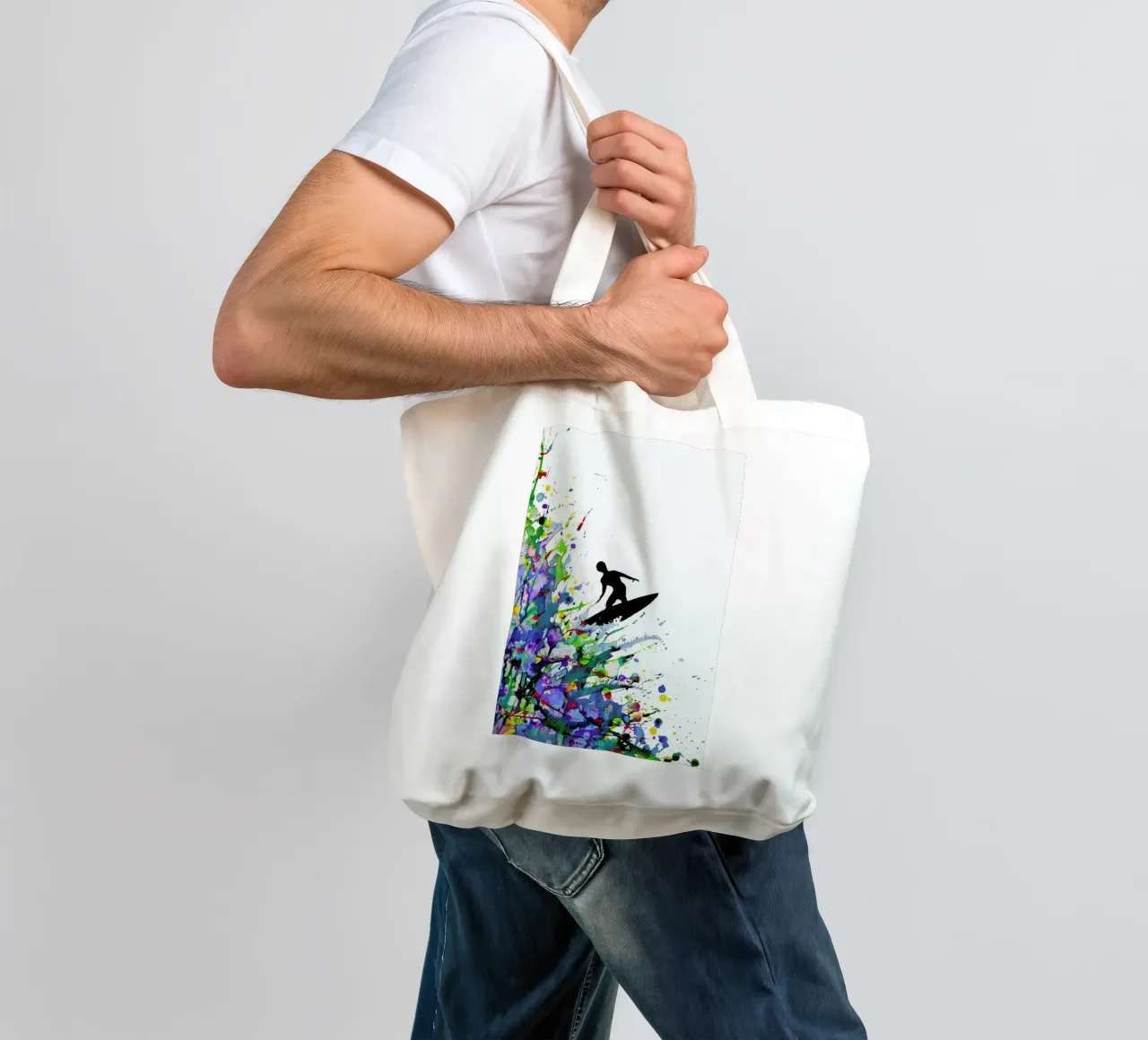 A Pollock's Point Break borsa in juta da Marc Allante