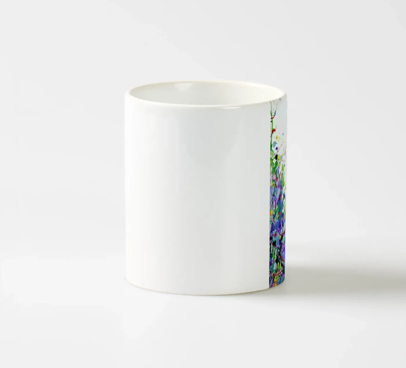 A Pollock's Point Break ceramic mug by Marc Allante