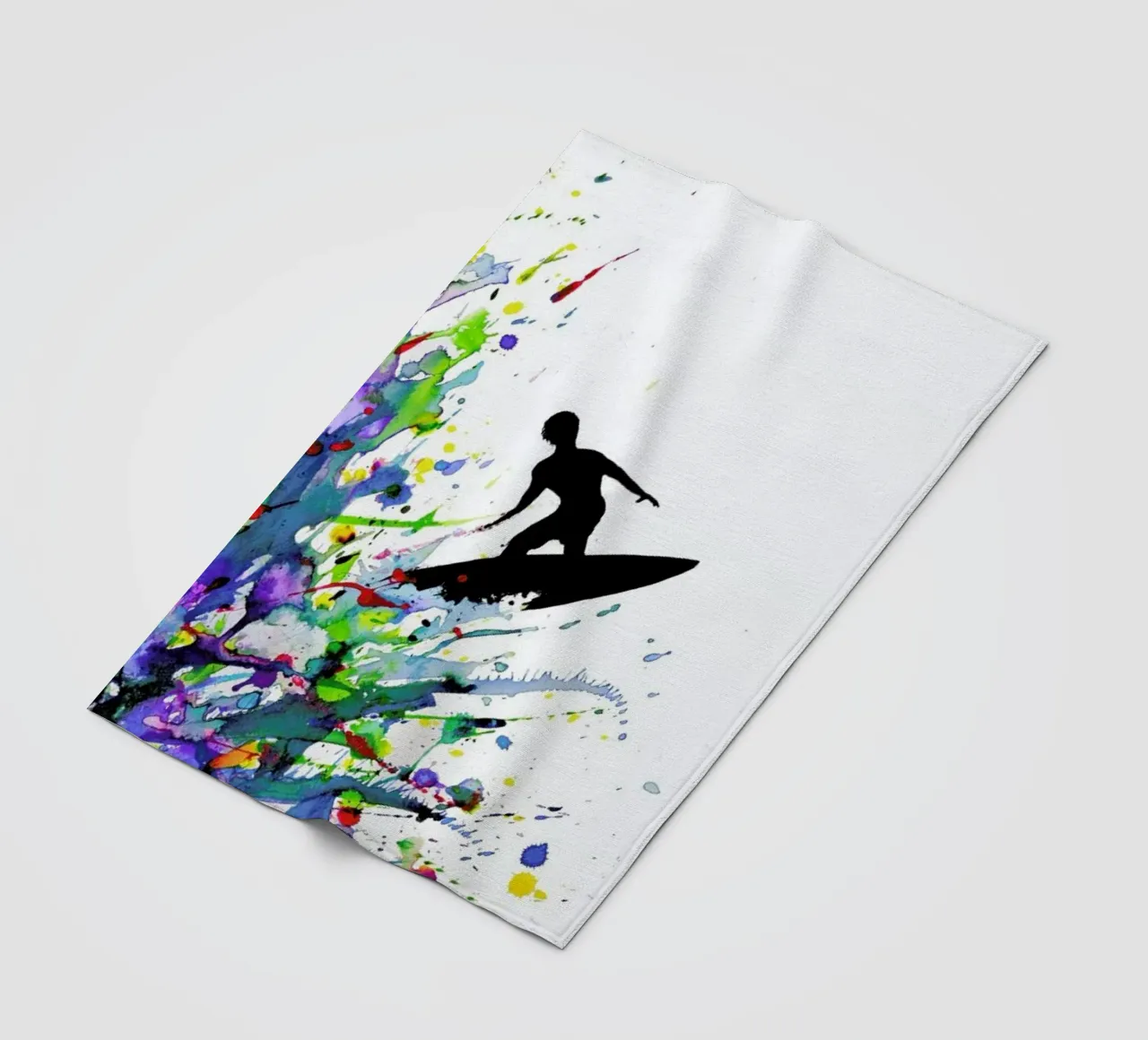 A Pollock's Point Break Fleecedecke von Marc Allante