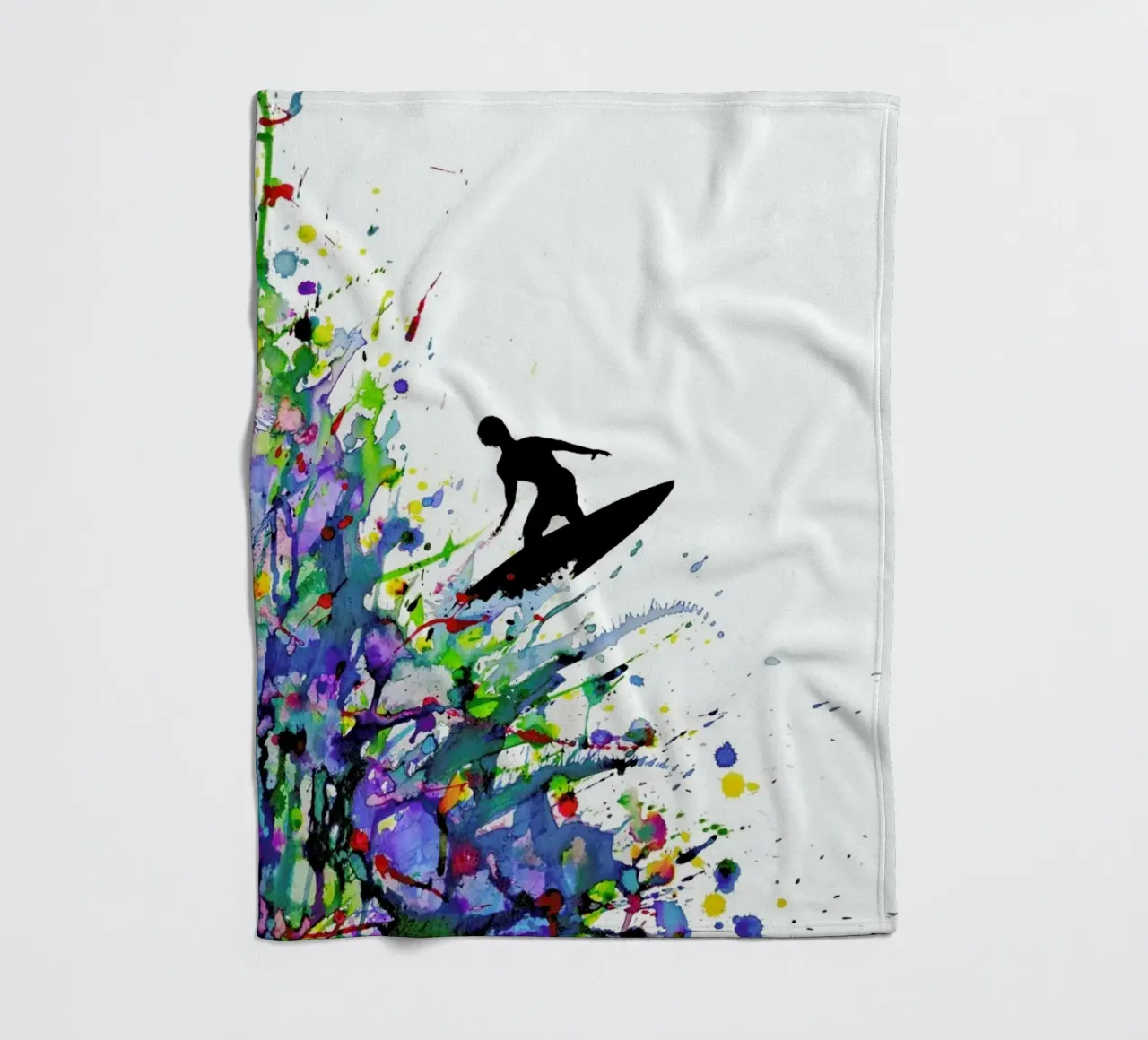 A Pollock's Point Break Fleecedecke von Marc Allante