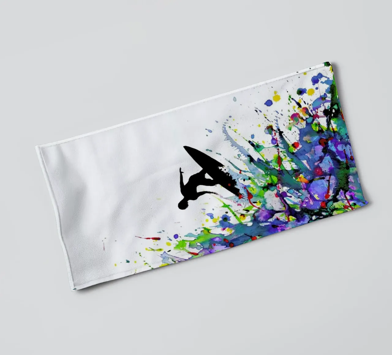A Pollock's Point Break asciugamano da bagno da Marc Allante