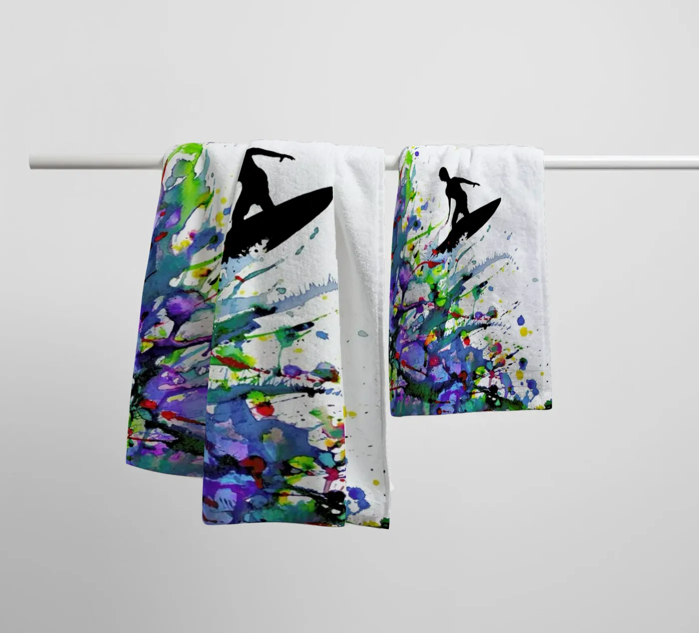 A Pollock's Point Break badhanddoek van Marc Allante