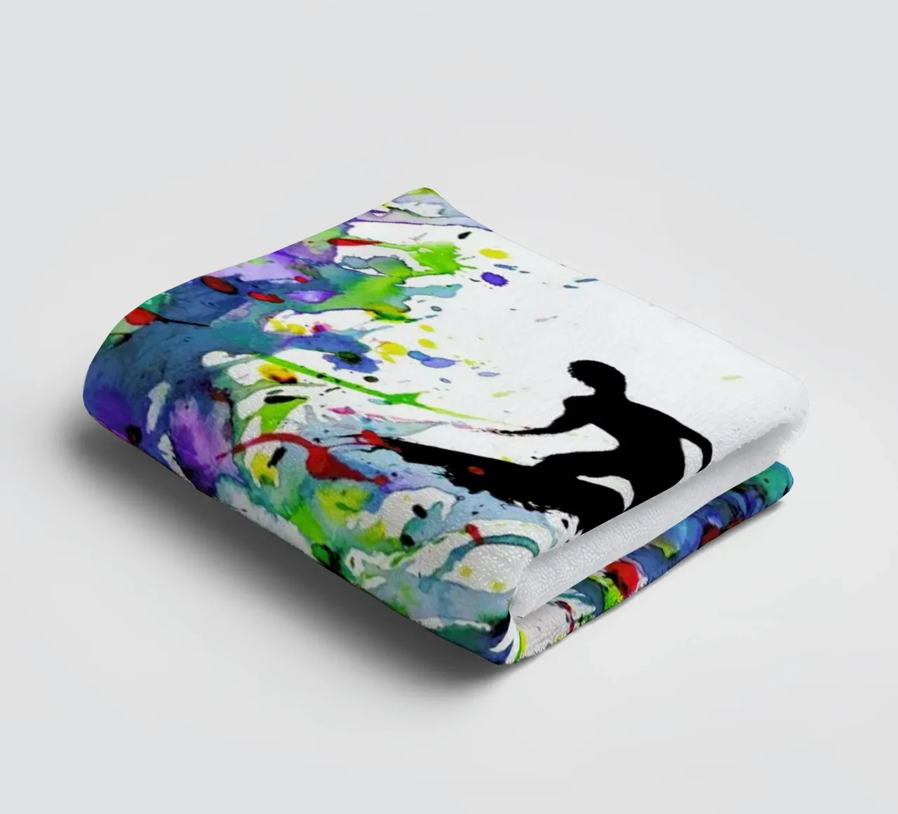 A Pollock's Point Break asciugamano da bagno da Marc Allante