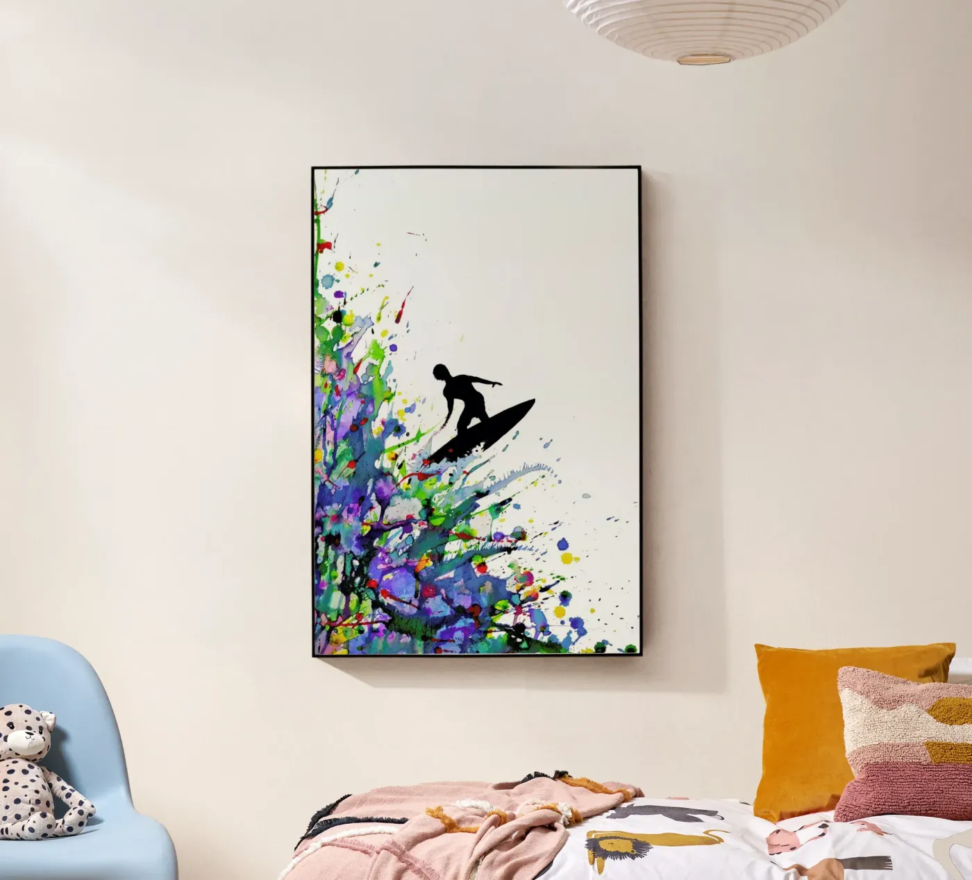 A Pollock's Point Break Acryl-Glas von Marc Allante