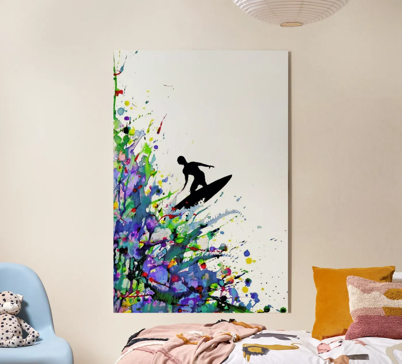A Pollock's Point Break Acryl-Glas von Marc Allante