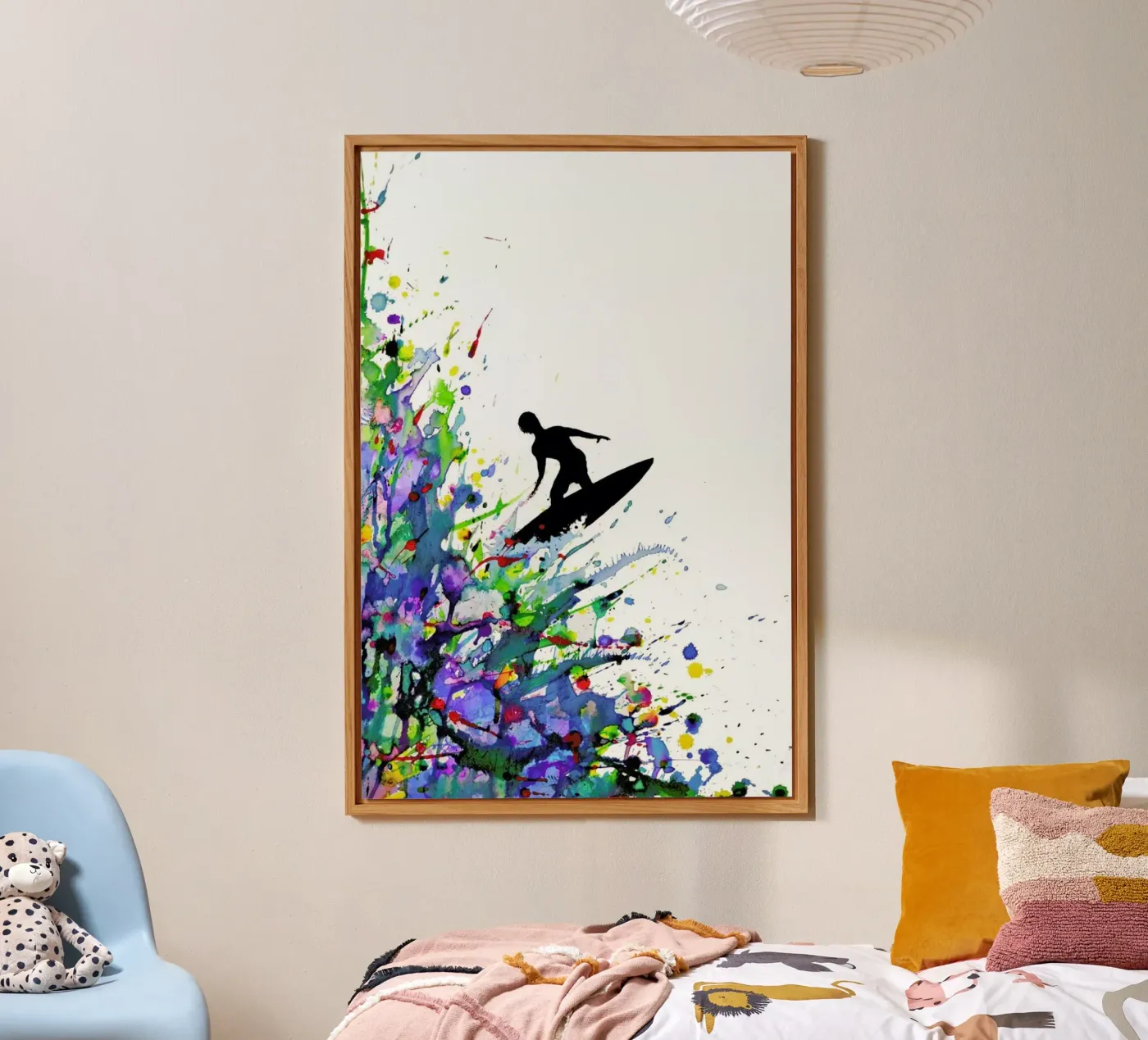 A Pollock's Point Break forex plate by Marc Allante