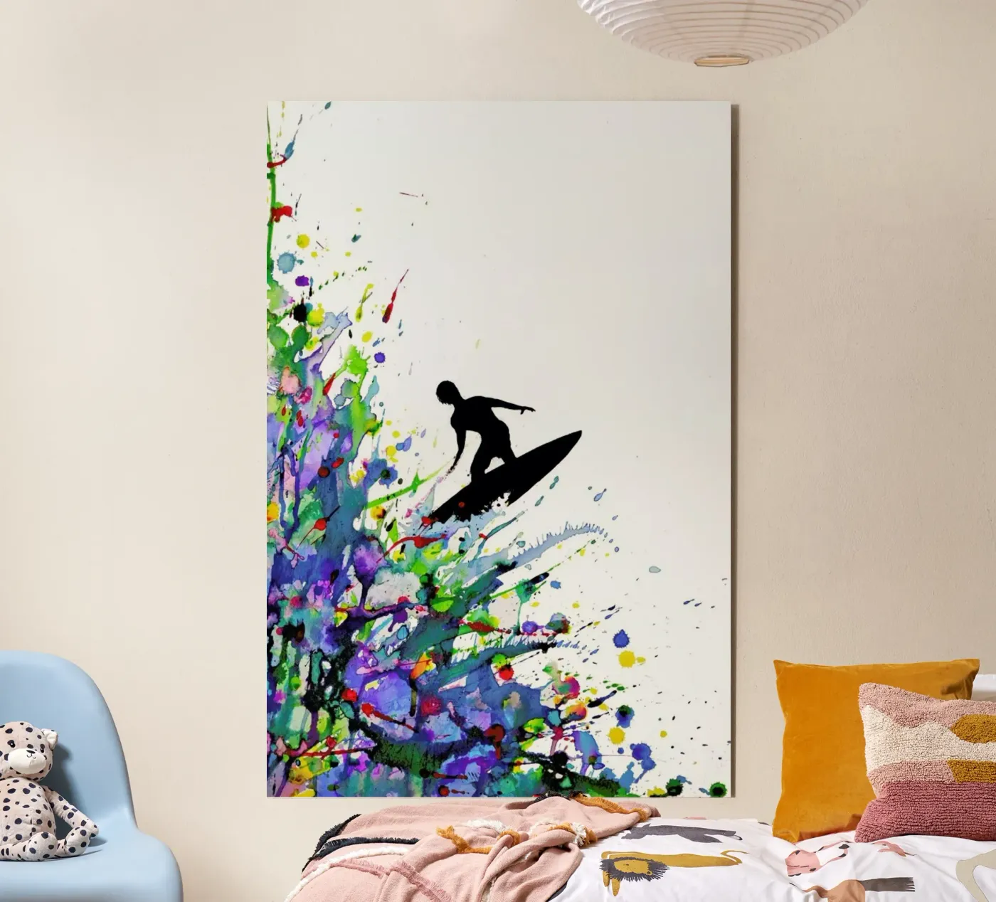 A Pollock's Point Break alluminio dibond da Marc Allante