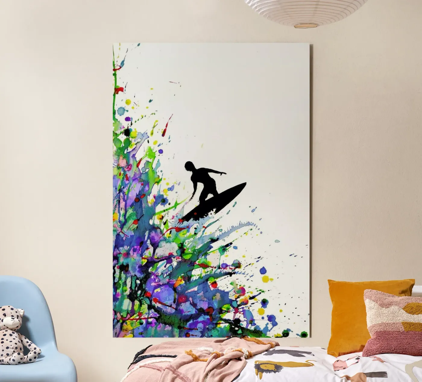 A Pollock's Point Break forex plate by Marc Allante