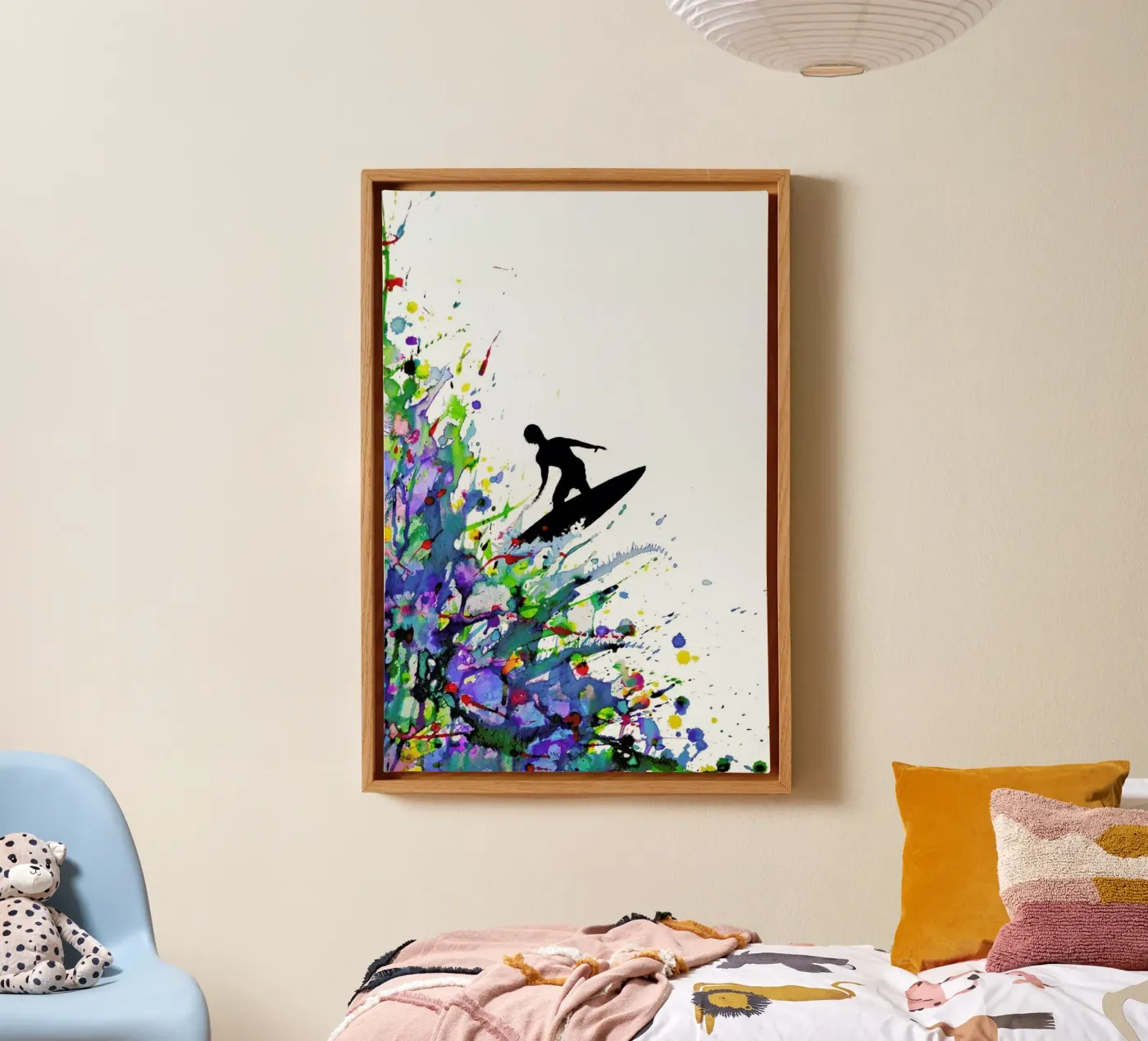 A Pollock's Point Break Leinwand von Marc Allante
