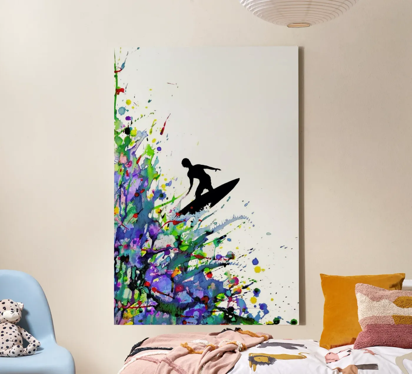 A Pollock's Point Break Leinwand von Marc Allante