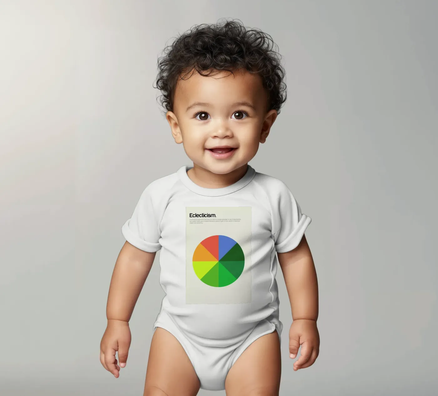 Eclecticism babyrompertje korte mouwen van Genís Carreras